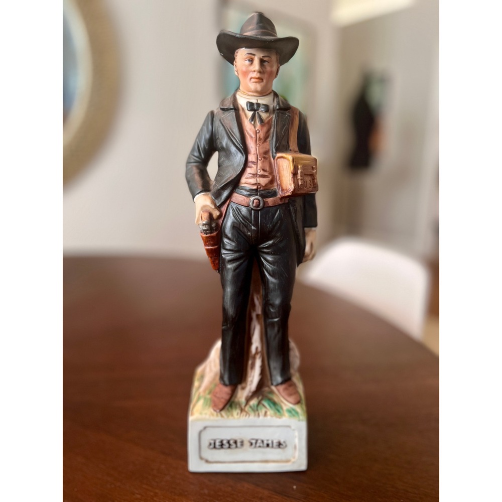 McCormick Jesse James Decanter Gunfighter Series OS Brown Excellent Vintage
